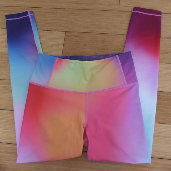 Athleta Love Proudly 7/8 Tight Rainbow Ombre - Picture 2 of 7